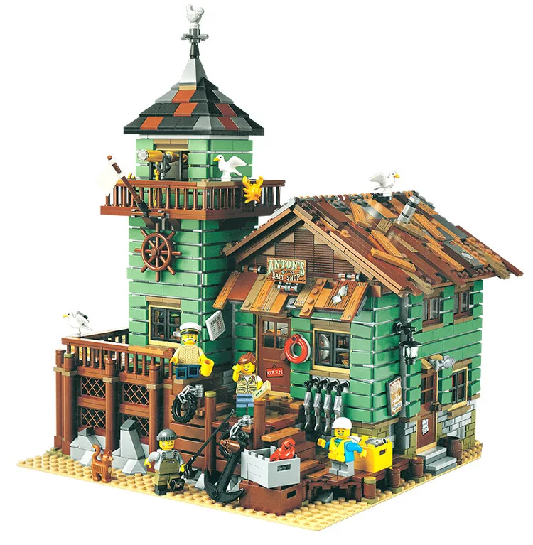 

Model building kits The Old Finishing Store 2049 Pcs compatible with 21310 building brick MOC Series Set Children Educational