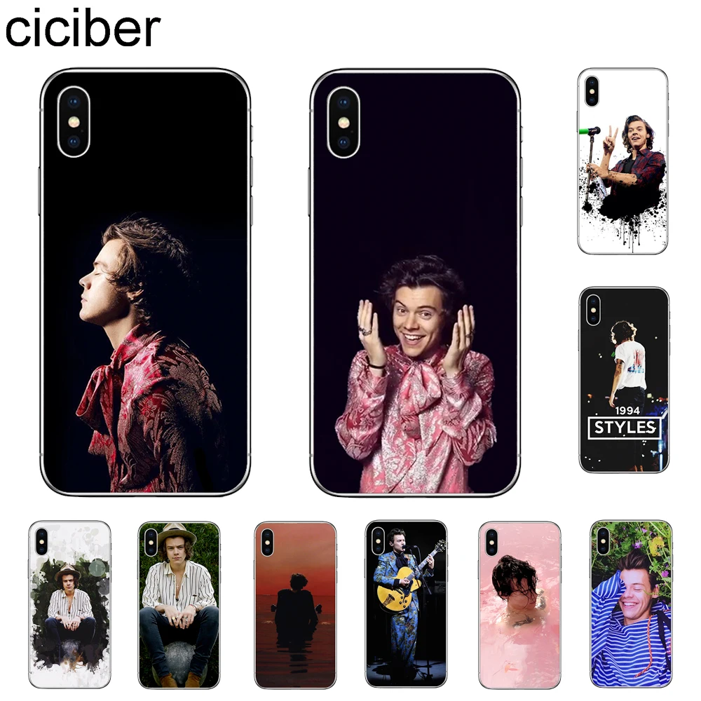 Чехол для телефона ciciber Harry Style Apple iPhone 7 8 6 6s Plus X XR XS MAX 5S SE мягкий чехол из ТПУ 11 Pro Max