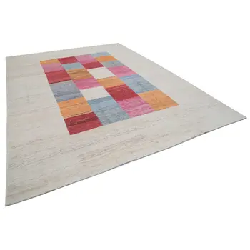 

308x414 Cm Beige Handmade Modern Area Rug-10x14 Ft