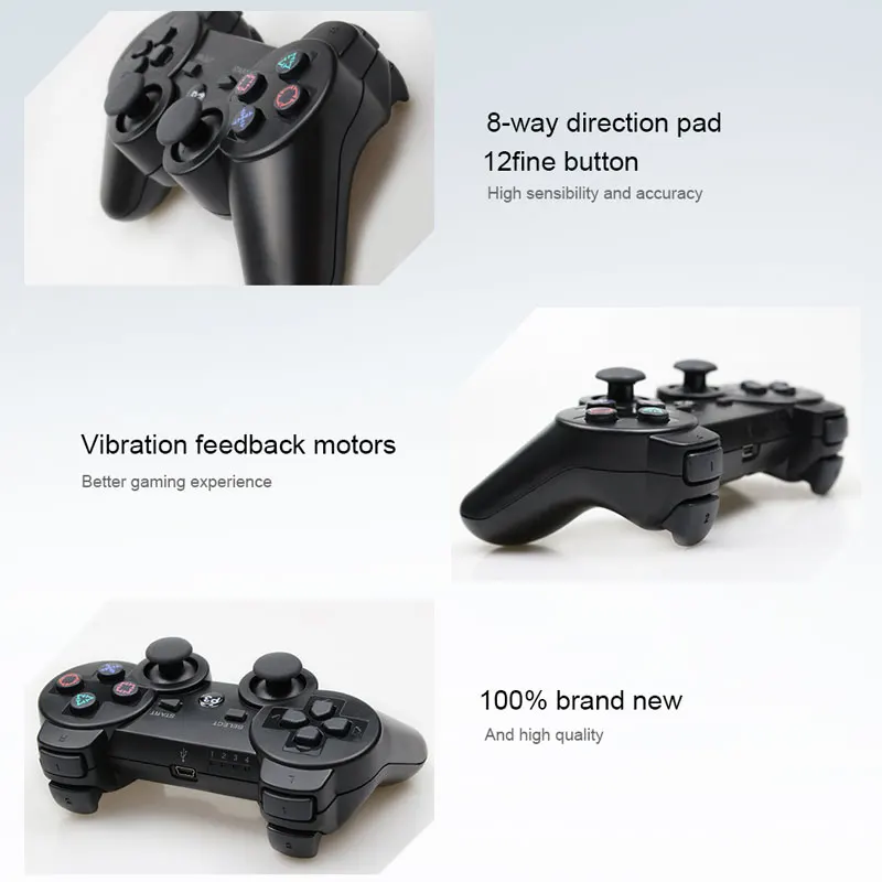 Wholesale Price zG7o9 Bluetooth Wireless Gamepad for Play Station 3 Joystick Console for Dualshock 3 SIXAXIS Controle For PC For SONY PS3 Controller