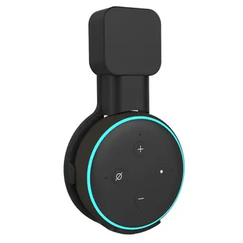 

Portable Outlet Wall Mount Holder Cord Bracket Nest Mini Voice Assistant Plug In Kitchen Bedroom Audio Stand