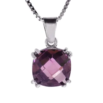 

Pendant in sterling silver of 925mls with amethyst.