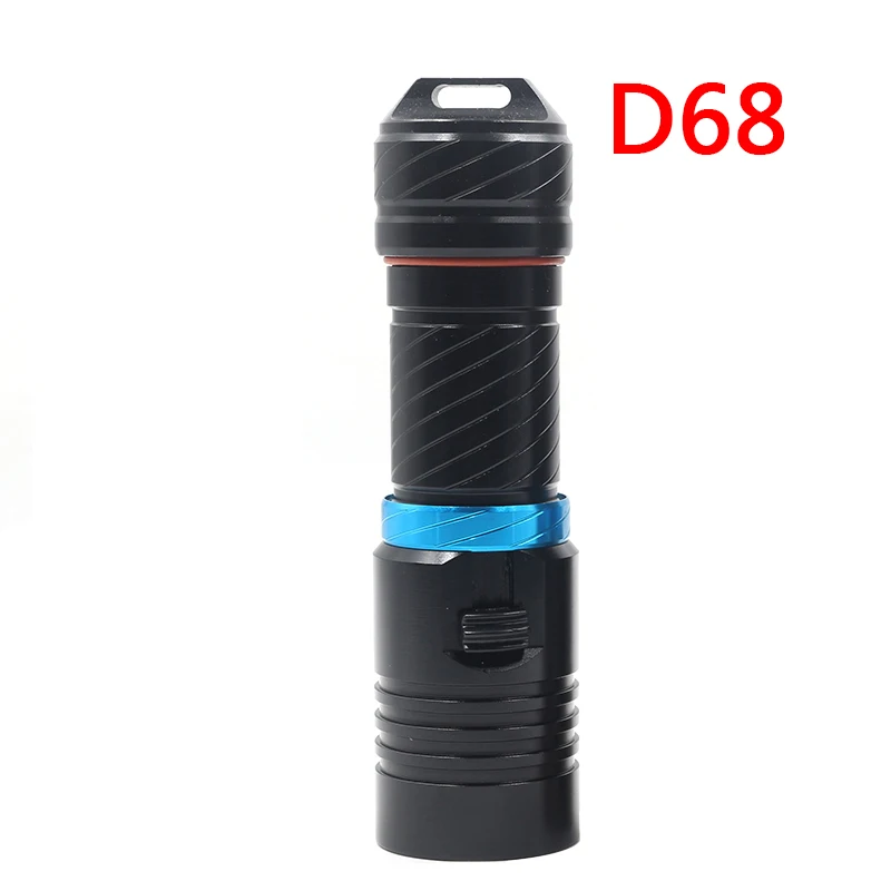 Litwod Z20 D26 Дайвинг светодиодный фонарик XM-L2 U3 на выключенном плавном затемнением водонепроницаемый подводный 150 м на 26650 батарея - Испускаемый цвет: Option D