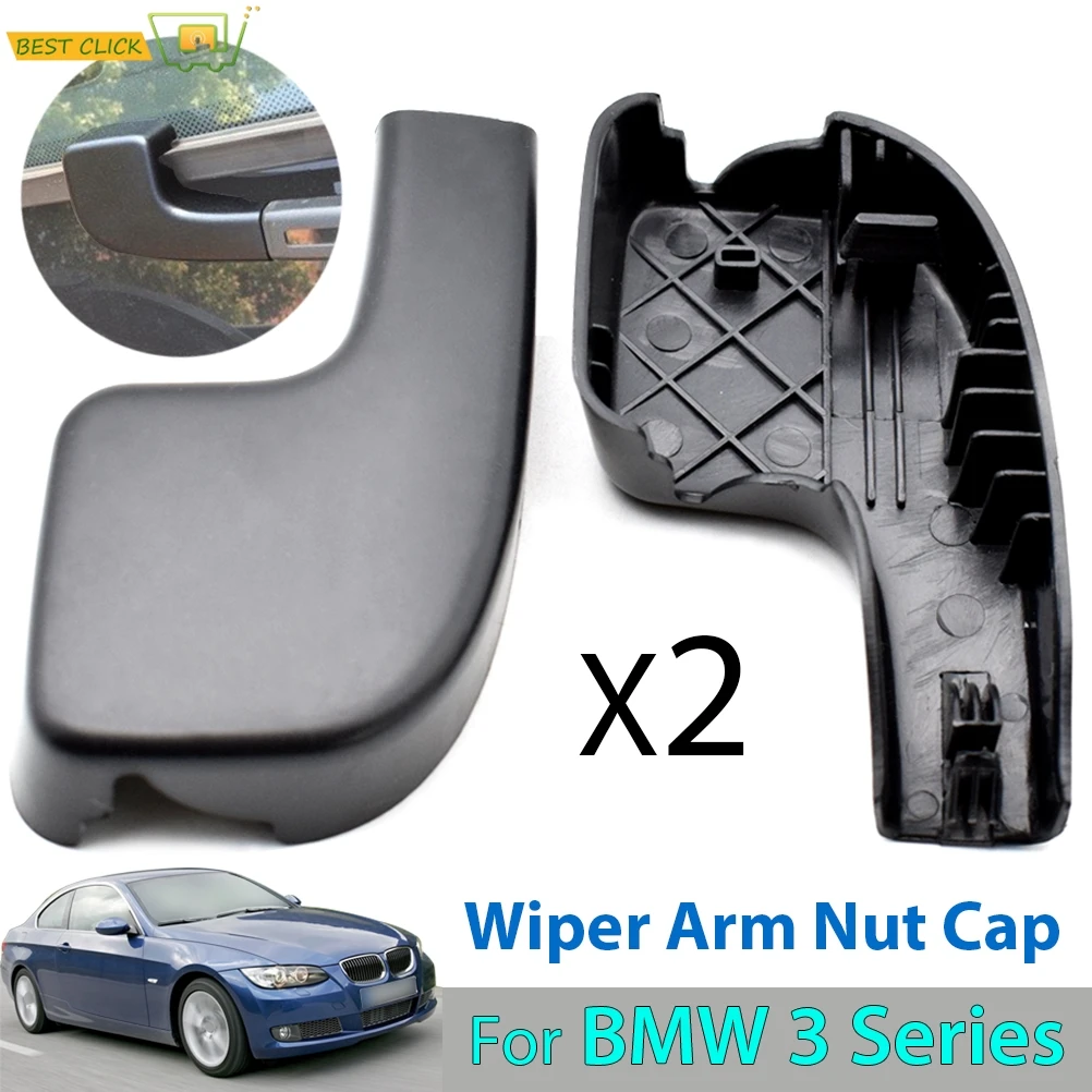 2X Auto Windschutz Front Wischer Arm Mutter Bolt Cap Abdeckung Für BMW 3 E90  E91 E92 E93 2004 2005 2006 2007 2008 2009 OE #61617138990 - AliExpress