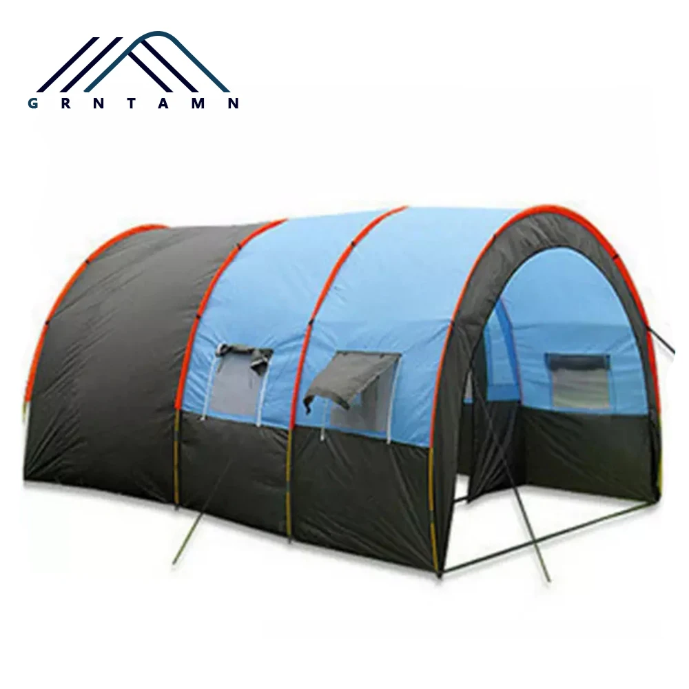 Grntamn Large Camping Tent 10 Person Tunnel Waterproof Tunnel Party