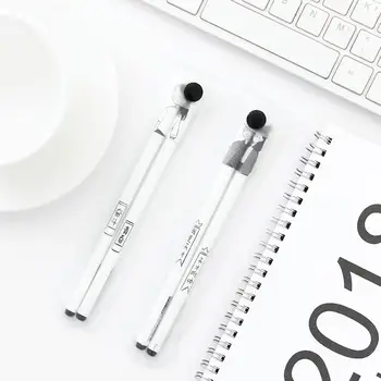 

Creative text personality black pen 0.38 mm neutral pen learning Chinese Character special pens examination office supplies