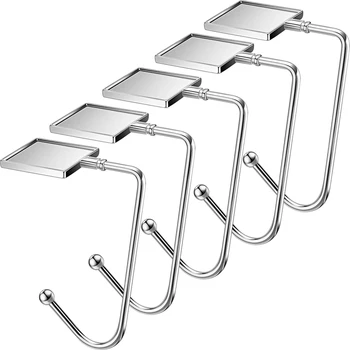 

Promotion! 5Pcs Christmas Safety Hang Grip Stocking Holders Mantel Hooks Hangers Home Hooks for Christmas Home Holiday Decoratio
