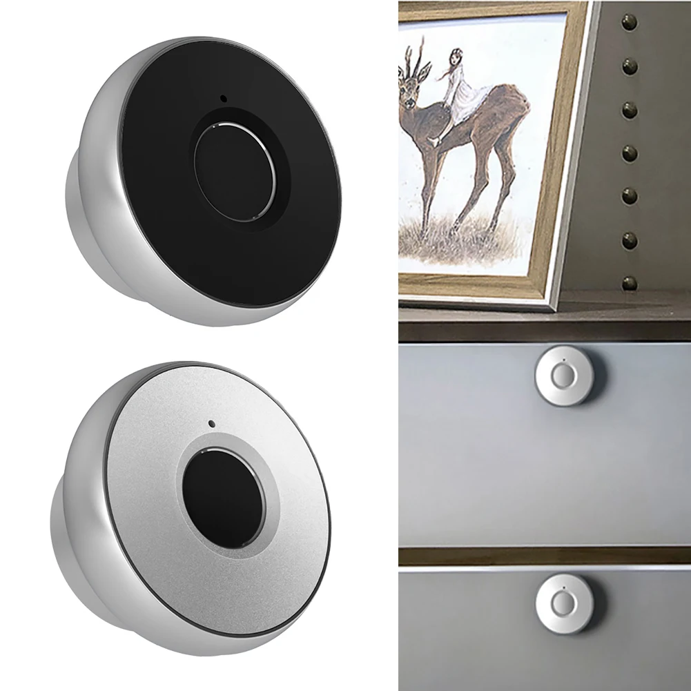 

Home Security Biometric Aluminum Alloy Chargeable Battery Cupboards Fingerprint Cabinet Lock Keyless Mini Wardrobe Intelligent