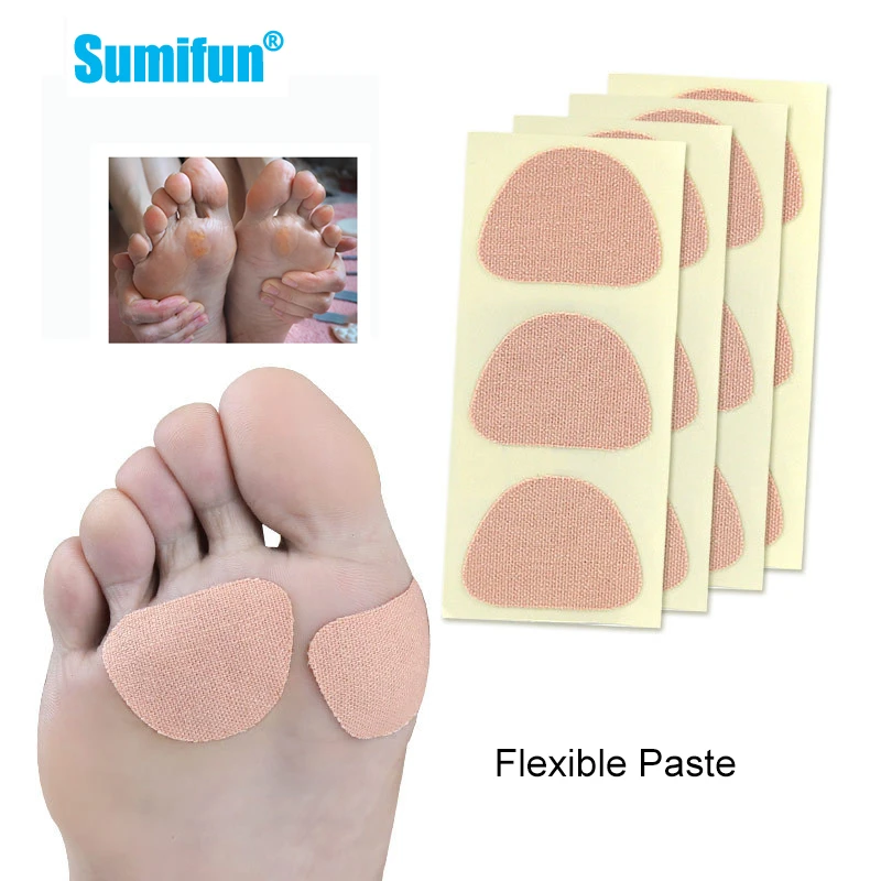Protector de callos para pies, callos de maíz, verrugas Plantar, espinas, alivio del dolor, yeso, previene callos, suela, talón, parches para dedos, 6/12/24/30 Uds.|Herramienta para el pie| -