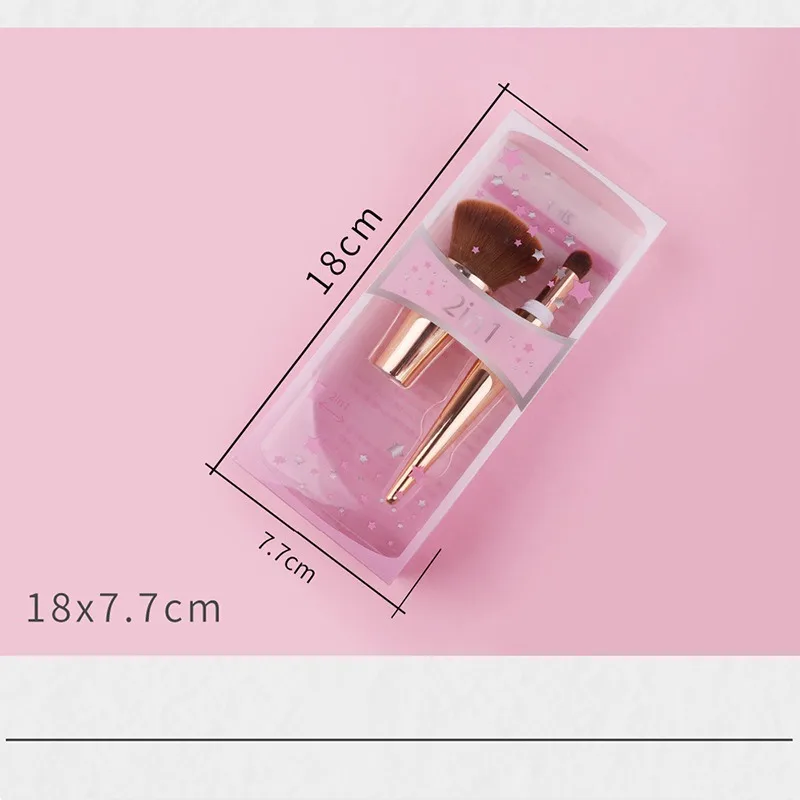 4 in 1 Foundation Makeup Brushes Makeup Tool Eyebrow Eyeliner Powder Concealer Makeup Cosmetics Tools