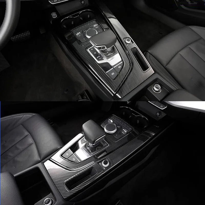 Для AUDI A4L A5 LHD Автомобильная Центральная панель переключения передачи панель Наклейка ABS автомобильный Стайлинг аксессуар