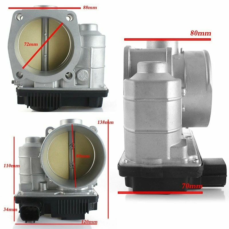 Новый корпус дроссельной заслонки для NISSAN & INFINITI 350Z Altima Maxima FX35 G35 I35 3.5L двигатель