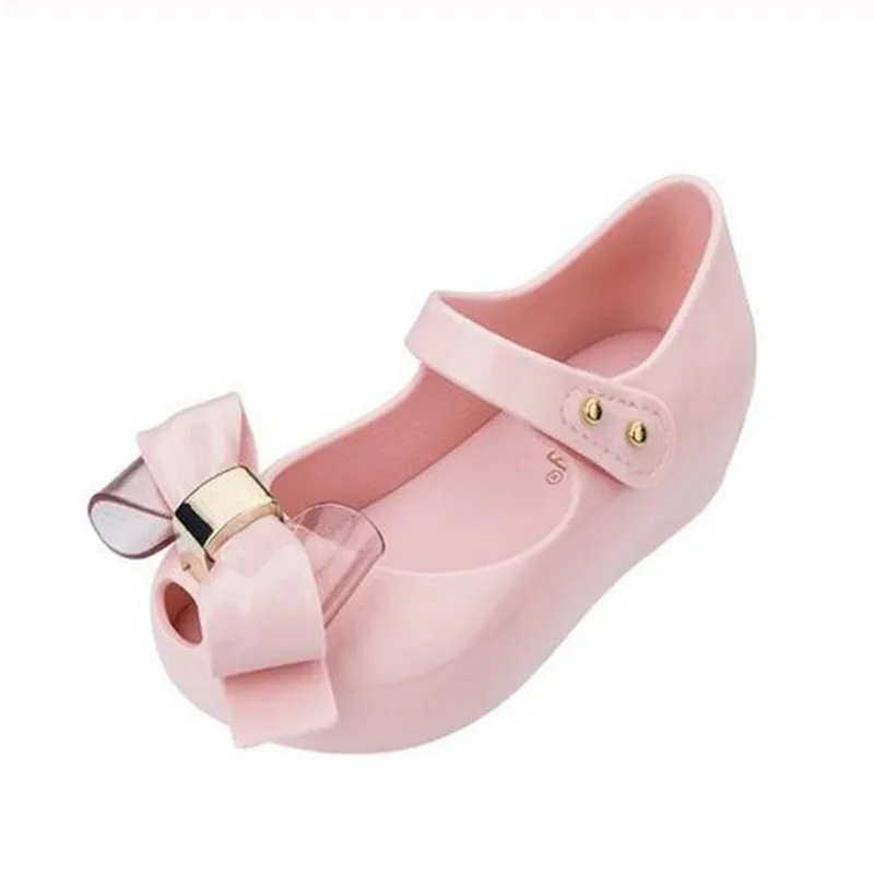 Melissa Mini новая обувь для девочек прозрачные сандалии детская с перфорацией