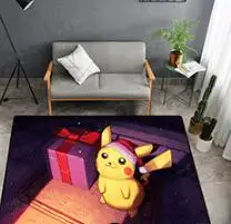 Аниме Pikachu GO Pokemon дверной коврик, ковер, напольный коврик для спальни, нескользящий коврик, Мультяшные подарки - Цвет: Style 13