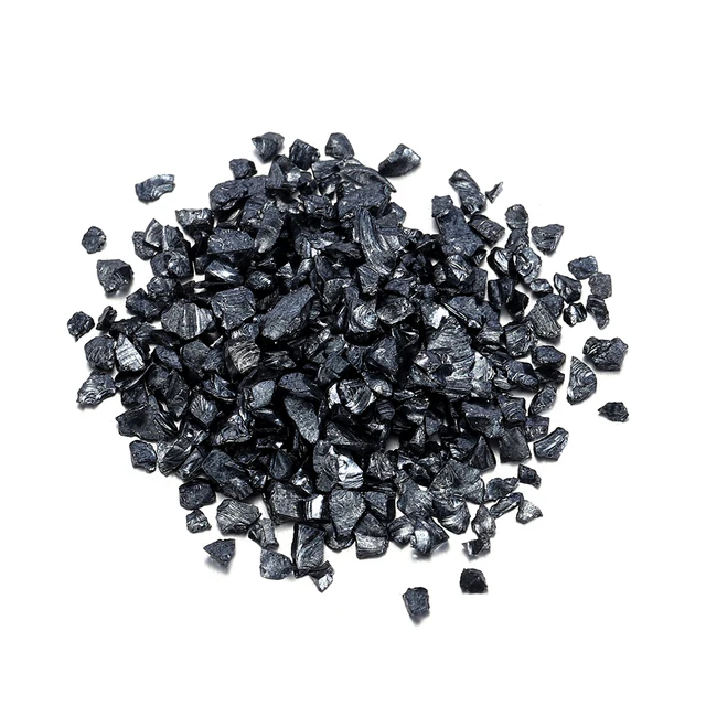 20/50g Glass Metal Crushed Stone Filler DIY Table Decoration Cake Fruit Coaster Filling Decorative Crystal For Epoxy Resin Mold Dark gray