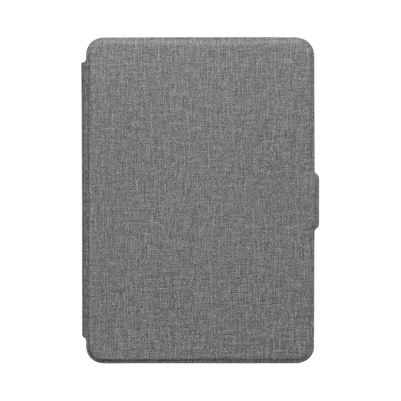 For All-New Kindle 2019 Case Cloth Texture PU Leather Smart Case PC Back Hard Cover for All-New Kindle 10th J9G29R 2019 Released-5