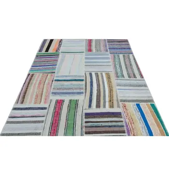 

Handmade Multicolor Vintage Patchwork Rug Area Rug 160x226 Cm-5'3''X7'5''