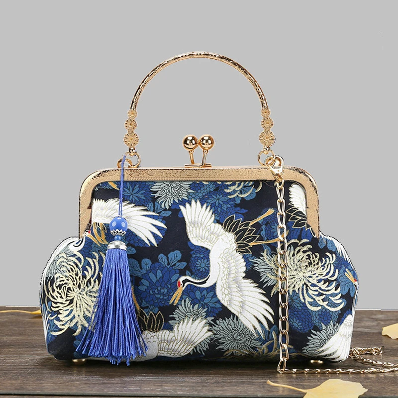 バッグ Vintage Jewelry Fringe Design Bag Vintage Jewelry Fringe Design Bag