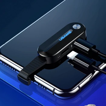 

Lightning + 3.5mm Adapter Charging and Audio 2 in 1 for iPhone 11 pro X XS MAX 6 7 8 Double Lightning 2A Charging OTG Adapter