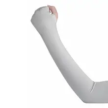 Новая летняя одежда для верховой езды, шелк, дышащий, УФ-защита, защита от солнца, пара однотонных нарукавников