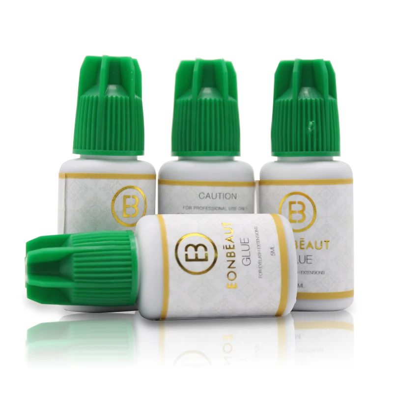 1 бутылка клей для наращивания ресниц EONBEAUT EB-8 клей для ресниц 3 секунды время высыхания низкий запах низкое раздражение черный 5 мл профессионалы