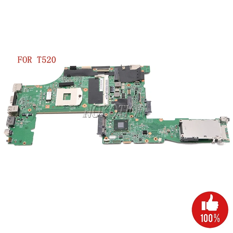 NOKOTION FRU 04W2020 материнская плата для ноутбука lenovo thinkpad T520 QM67 Intel HD graphics DDR3