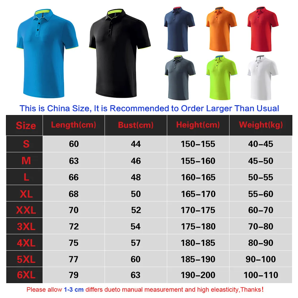 Camisetas de verano para hombre, ropa de Golf, Polo de solapa de secado rápido, de manga corta Camiseta deportiva, ropa informal de poliéster para Golf al aire libre