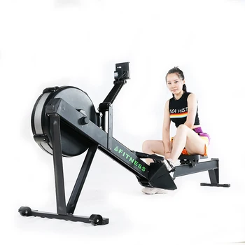 

Wind Resistance Rowing Machine Commercial Gym Silent Folding Paddle Rowing Training Machine YD0573 Home Indoor PM5