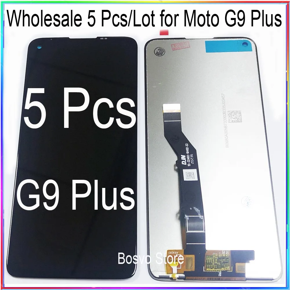 US $132.00 WholeSale 5 PcsLot For Moto G9 Plus LCD Screen Display With Touch Digitizer Assembly For Moto G9 Play