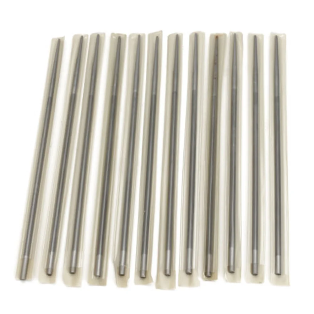 

12pcs Chainsaw Files 3/16inches 4.8mm Wood Working Filing Sharpener Tools Round Chainsaw Saw Chain Files