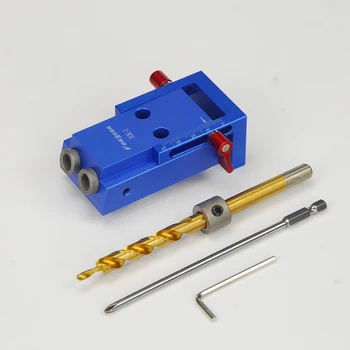 

For drilling wood Pocket Hole Jig Kit Woodworking inclined hole device