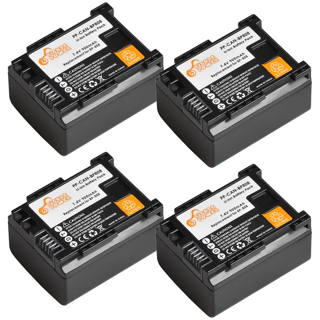 VHBW EXTENSILO Batterie Remplacement Pour Canon BP-820, BP-827 Pour