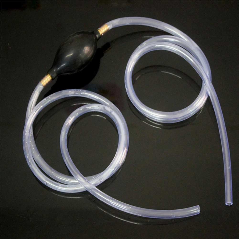 

Fish Tank Water Syphon Home Liquid Transfer Pipe Extension Hose Suction Manual Hand Multifunction Petrol Portable Oil Fuel Pump