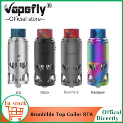 Бесплатный подарок электронная сигарета жидкостью Vape распылителя Vapefly брунхильда Топ Койлер RTA 2 мл/8 мл топ воздуха двухкатушечный Танк fit