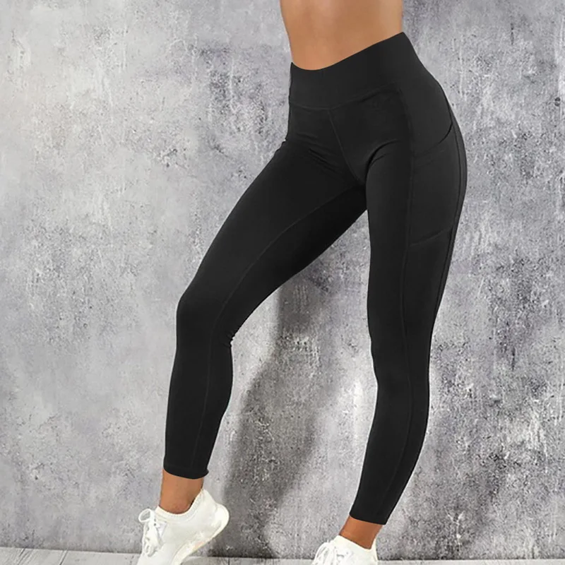 tiktok leggings 2020 New Leggings Women Pants Push Up Fitness Breathable Leggins High Waist Mesh Pants Female Seamless Slim Workout Pants yoga pants