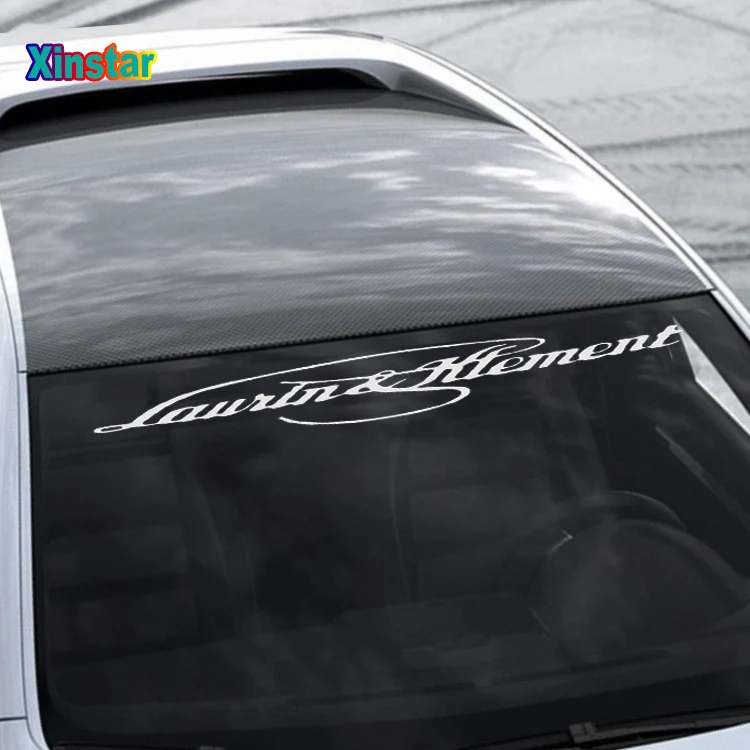 

Laurin & Klement Car Windscreen Windshield Sticker For Skoda MK2 Kamiq Fabia Rapid Yaris Kodiaq Octavia Superb Scala Karoq