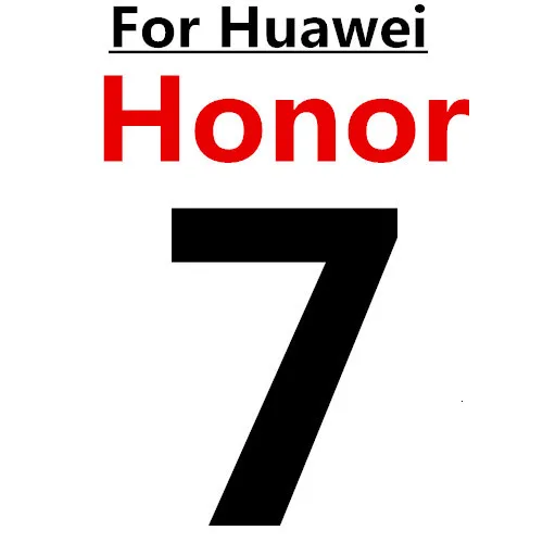 С уровнем твердости 9H закаленное Экран Стекло для huawei GR5 GR3 GT3 Y3 II Y5 II Y6 Pro P6 P7 P8 P9 Lite Honor 4C Pro 5C 5X8 7 защитная пленка - Цвет: For Huawei Honor 7