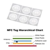 100pcs/lot NFC Tag NFC213 Label 213 Stickers Tags Badges Lable Sticker 13.56mHz huawei share ios13 personal automation shortcuts 5