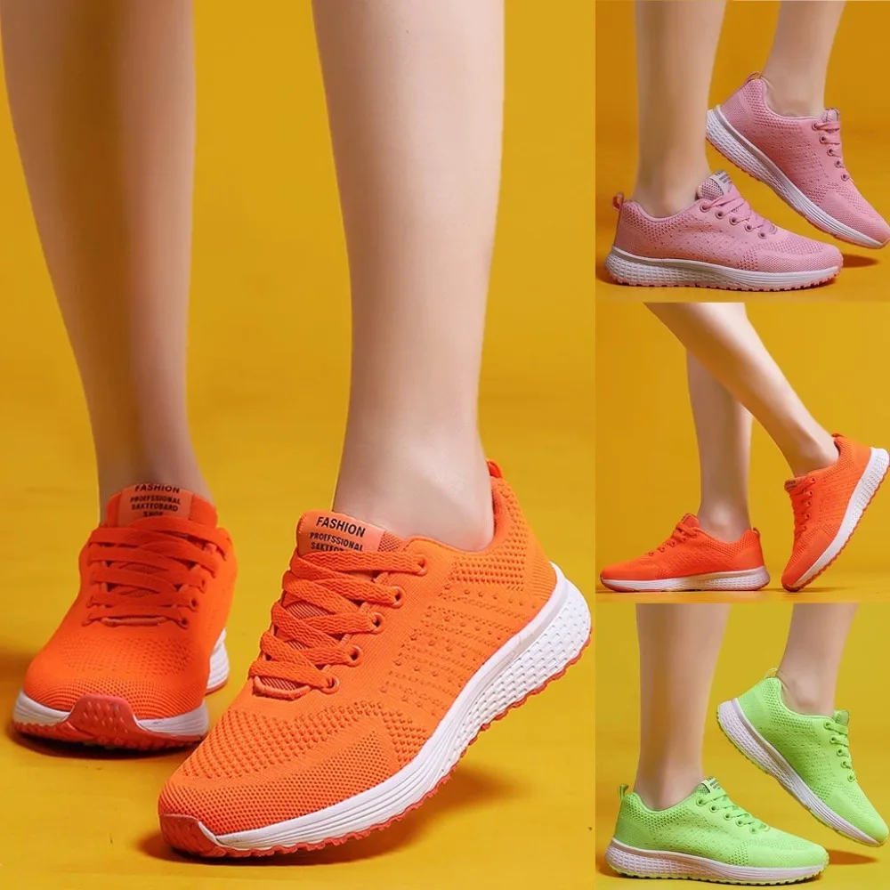Женская легкая обувь для спорта тенниса с летающим плетением; женские кроссовки; повседневная обувь высокого качества; обувь для пары студентов на шнуровке; a22