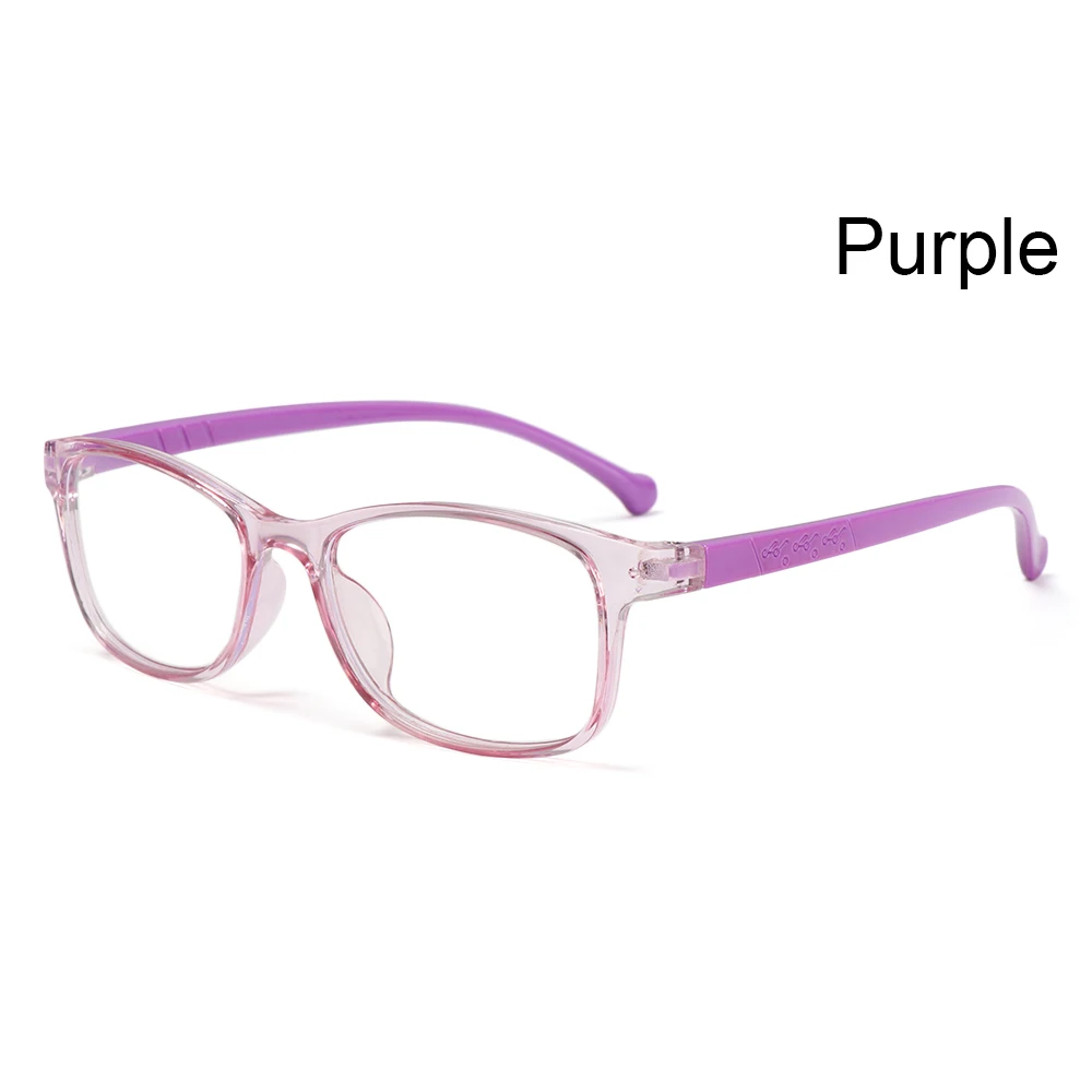 blue light blockers 1PC Kids Boy Girl Anti-blue Light Glasses Ultra Light Frame Protection Eyeglasses Student Computer Online Study Classes Eyewear blue light filter glasses Blue Light Blocking Glasses