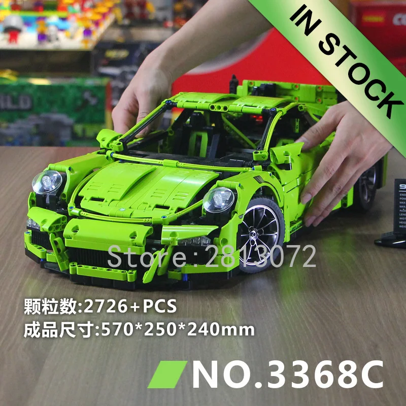 

In Stock Racing Car Technic 3368C 2704Pcs Street View Model Blocks Bricks Toys Compatible kid toys Christmas gifts 42056 20001