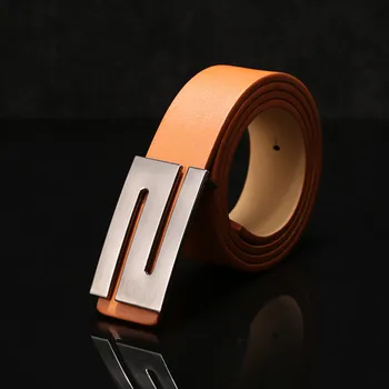 

Luxury Designer Belts For Jeans Men Women Automatic Buckle Leather Waist Strap Belts Buckle Belt Fashion Students Simple New