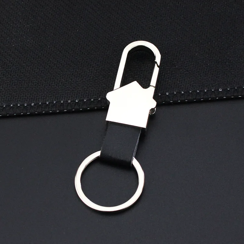 Креативный мужской деловой брелок-карабин для ключей, металлический брелок для ключей, подвеска для компании, небольшие подарки, Настраиваемые
