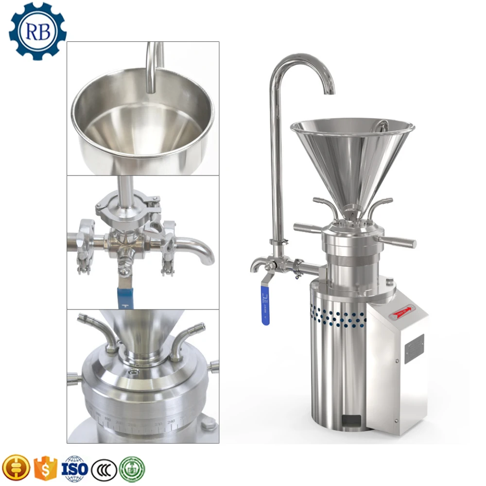 High Capacity automatic colloid mill small scale peanut butter making machine