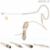 MiCWL SE02 micrófono de auriculares Beige con un solo gancho oreja para Shure AKG Sennheiser Audio-Technica MiPro inalámbrico muchos enchufes a elegir ► Foto 1/6