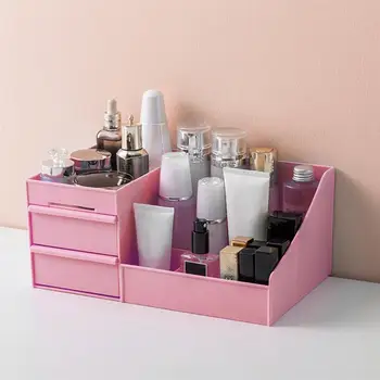 

Makeup Organizer For Cosmetic Large Capacity Cosmetic Storage Box Organizer Desktop Jewelry Nail Polish Makeup Drawer Container