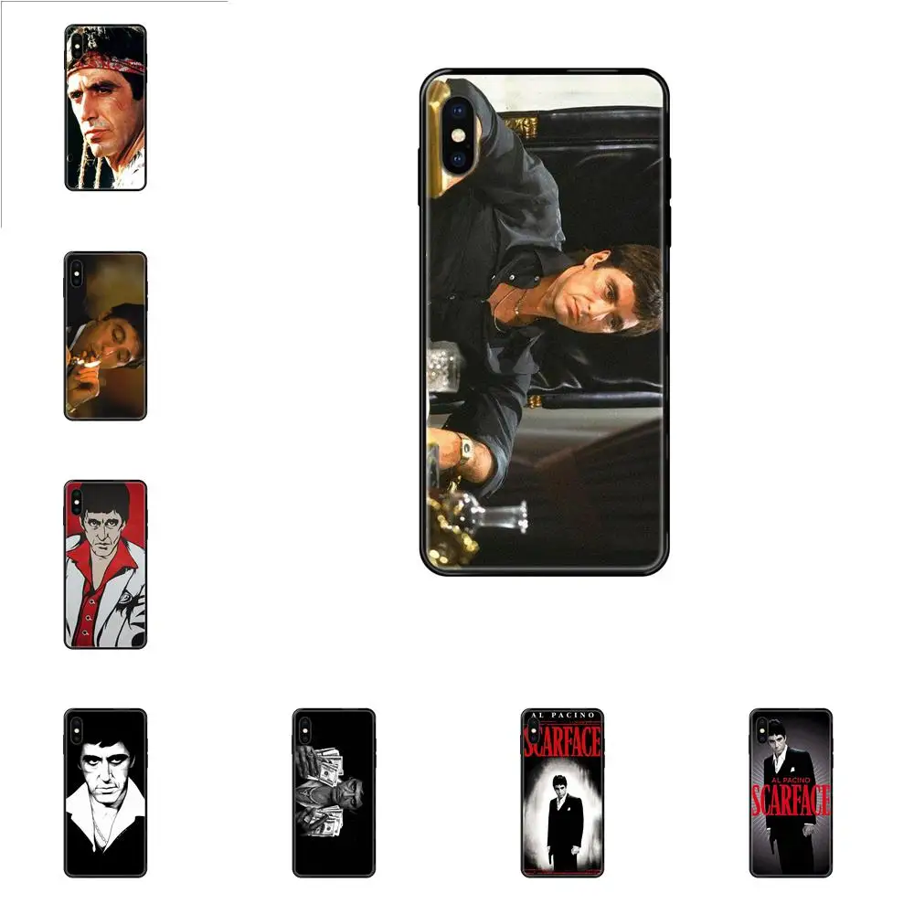 Стильный чехол Scarface Al Pacino для Galaxy S5 S6 S7 S8 S9 S10 S10e S20 edge Lite Plus Ultra | Мобильные телефоны