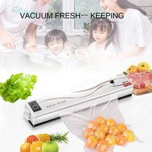 Новинка 220 в США/ЕС вилка бытовой пищевой вакуумный упаковщик упаковочная машина пленка упаковщик вакуумный упаковщик в том числе 10 шт пакетов