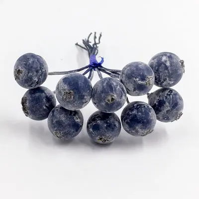 NICROLANDEE, 10 шт./набор, искусственные ягоды, вишня, тычинка, гладкая пена, гранат, украшения, вечерние аксессуары, Декор - Цвет: Dark Blue