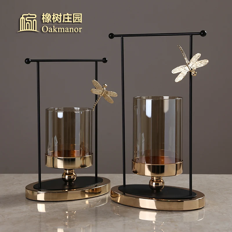 Подсвечники Tealight металлические стеклянные подсвечники украшения-фонари стол